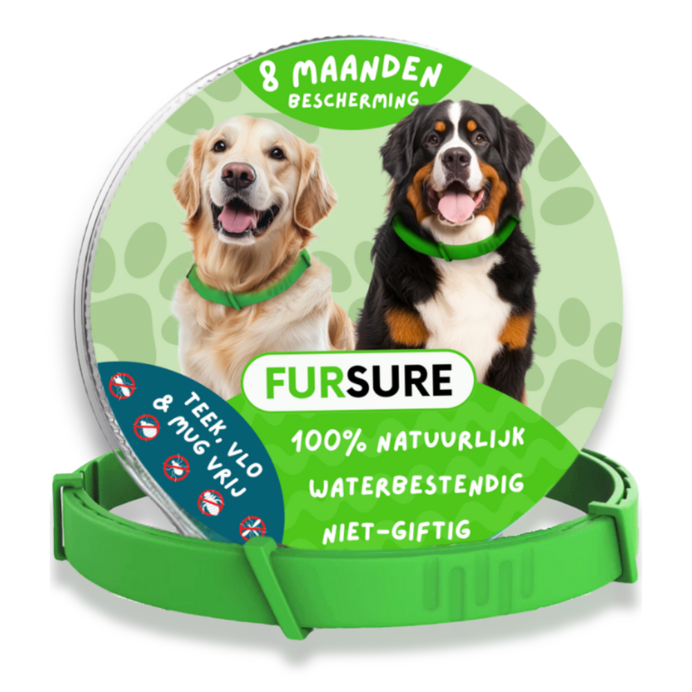 FurSure - De 100% Natuurlijke Halsband Tegen Teken & Vlooien
