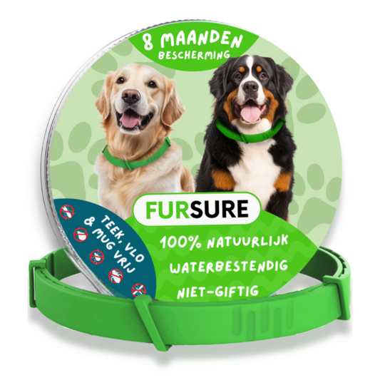 FurSure - De 100% Natuurlijke Halsband Tegen Teken & Vlooien